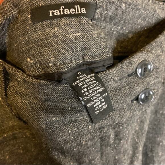 Rafaella Gray Women's Dress Pants Work Trousers 6 - Picture 4 of 7